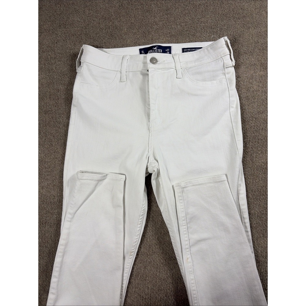 Hollister High-rise Jean Legging Advanced Stretch Women's Size 5L W27 L30 White